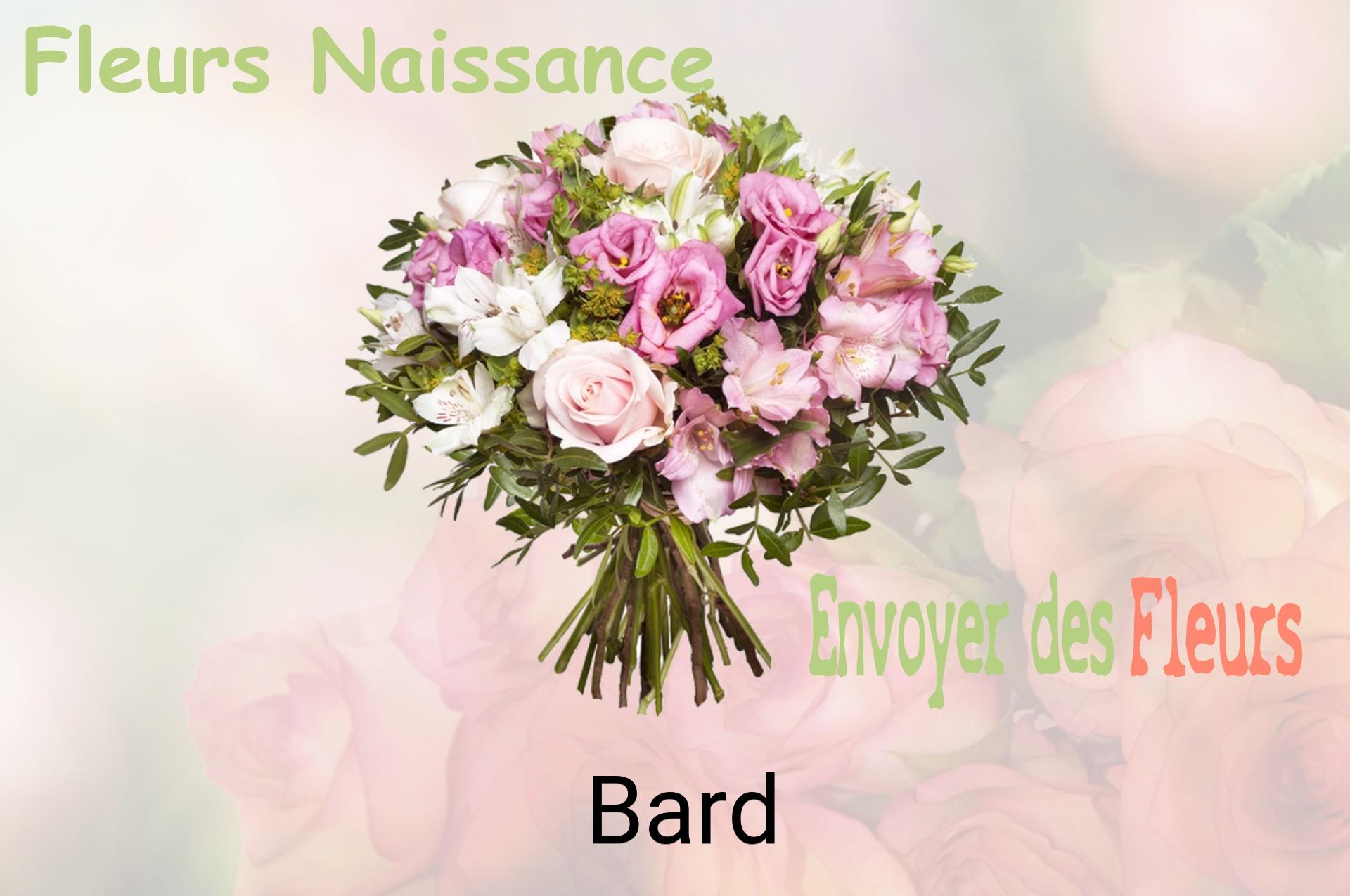 Bouquet de fleurs de naissance livré à Bard